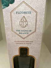 Load image into Gallery viewer, Flourite Crystal-infused Scented Room Diffuser