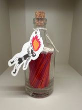 Load image into Gallery viewer, Deluxe Natural Matches with Red Heads in a Glass Jar