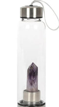 Load image into Gallery viewer, Amethyst Quartz Glass Water Bottle